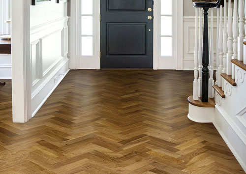 Wooden Flooring Living Room Design